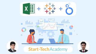 [3-en-1] Paquete de Visualización de Datos: Tableau, Excel y Looker Studio. gratis