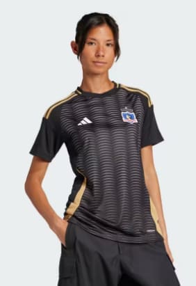 Camiseta Visita Colo-Colo 2025 Mujer Fútbol Aprovecha $35.990 Rebaja en Adidas, Chile