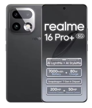 Móvil Realme 16 Pro Plus de 12GB/512GB por 332.46€