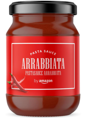 Salsa Para Pasta Arrabbiata, 420g by Amazon por 1.8€