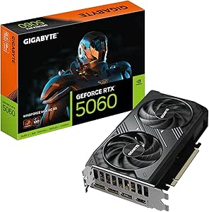 Tarjeta Gráfica Gigabyte GeForce RTX 5060 WINDFORCE MAX OC 8G por 295,90€
