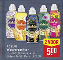 ROBIJN Wasverzachter 2 voor € bij de Aldi