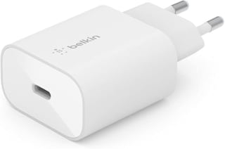 Cargador de pared Belkin USB-C PD 3.0 PPS de 25 W por 9,99€