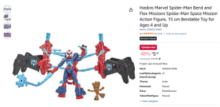 Hasbro Marvel Spider-Man Bend and Flex Missions voor €5,36 bij Amazon