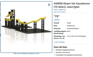Hubelino Pi knikkerbaan 70-delige uitbreiding set voor €19,32 bij Amazon
