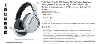Turtle Beach Stealth 700 draadloze gaming-headset voor €119,99 bij Amazon