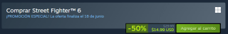Street Fighter 6 por $315 | Oferta Steam