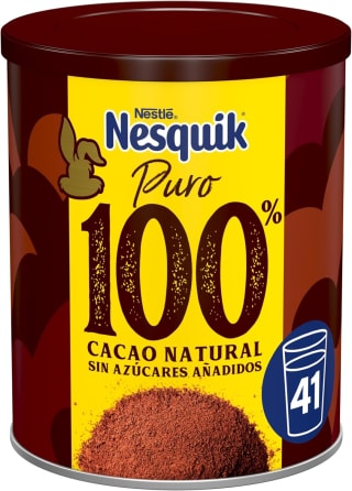 2 botes NESTLÉ NESQUIK Intenso 100% Cacao Soluble 290g Lata por 9,07€