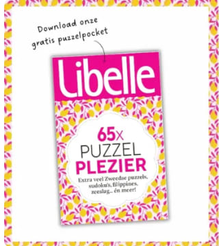 Gratis puzzelpocket bij Libelle