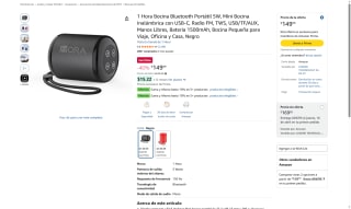 Bocina Bluetooth 5W por $150 | Oferta Amazon