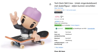 Tech Deck Sk8 Crew 96 mm Boards voor €2,56 bij Amazon