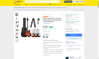 Guitarra Eléctrica Irin Telecaster por $1,608 | Mercado Libre
