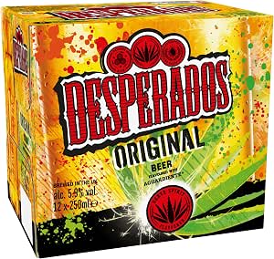 Desperados Tequila Flavoured Beer 12 x 250ml Bottles (5.9% ABV) – £12