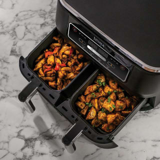Ninja Foodi Dual Zone Digital Airfryer, 2 Lades, 7,6 L, 4-in-1, voor € 89,25
