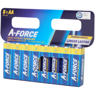 A-Force High Power Alkaline batterijen AA 8 stuks voor €0,99 bij de Action