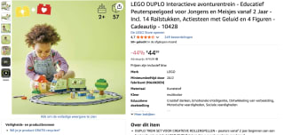 LEGO DUPLO Interactieve avonturentrein (10427) voor €44,99