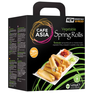 Cafe Asia Vegetable Spring Rolls 1.2kg - £5.49