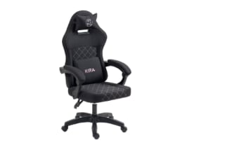 Chaise gaming Kira Shinken Tissu Noir à 79,99€