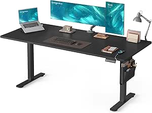 SONGMICS Escritorio Eléctrico, Regulable en Altura, 180 x 80 cm por 127.49€