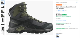 Bota Salomon Quest Element GTX Hombre por $2,777 | Oferta Mercado Libre