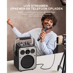 Mlove Rangers D5 karaoke-machine voor €139,99 bij Joybuy