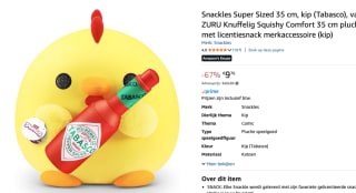 Snackles Zuru Comfortabel pluche dier voor €9,76 bij Amazon