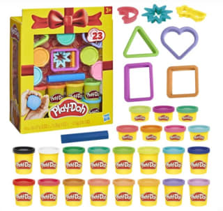 Play-Doh Cadeauset met 8 accessoires - 23 Kleipotjes voor €15 bij Lobbes