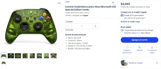 Control inalámbrico Xbox Microsoft X25 Special Edition por $2,049 en Coppel