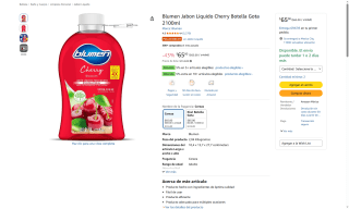 Jabón Blumen Cherry por $65 | Oferta Amazon