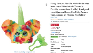 Furby Furblets Pix-Elle voor €6,60 bij Amazon