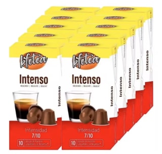 Intenso Nespresso 100 cápsulas marca Kfetea por 21.34€