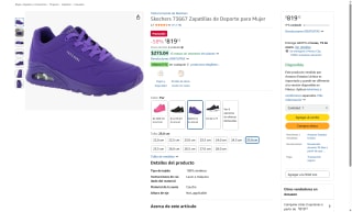 Tenis Skechers 73667 Mujer por $819 | Amazon