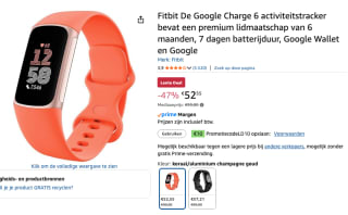 Fitbit Google Charge 6 voor €52,55 bij Amazon