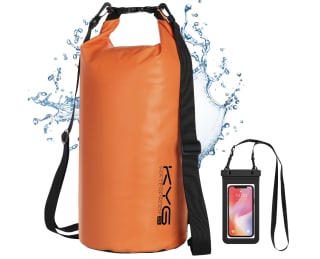 KYG Bolsa Estanca Impermeable 10L Funda Móvil Negro por 9,99€