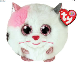 Peluche 10 cm. Puffies Muffin White Cat de TY por 2.19€