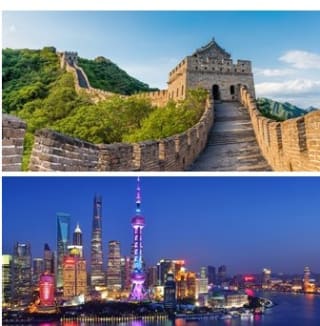 Vuelos directos a Shanghái y Pekín desde 547€