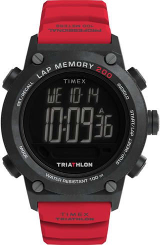 Reloj Timex para hombre, triatlón 200 vueltas, correa de silicona de 44 mm por 89.41€