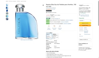 Perfume Nautica Blue 100ml por $137 | Oferta Amazon