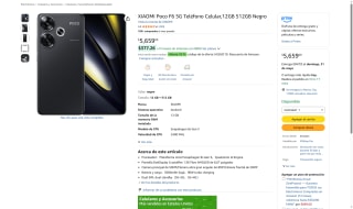 XIAOMI Poco F6 5G por $4,335 | Amazon (BBVA 9 MSI)