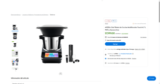 AVERA Robot de Cocina 4.7L WiFi por $7,999 | Oferta Walmart