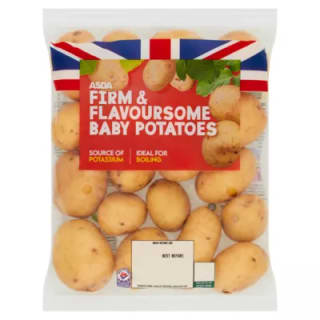 ASDA Firm & Flavoursome Baby Potatoes 1kg – 86p