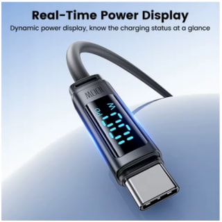 Cable USB-C Toockie 100W con pantalla LED por $44 en AliExpress