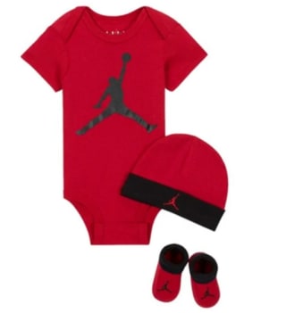 Baby Set Nike Jordan Jumpman Logo Bred por 9€