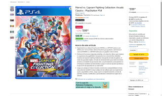 Marvel vs. Capcom Fighting Collection por $400 | Oferta Amazon