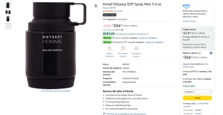 Armaf Odyssey EDP 3.4 oz por $394 | Oferta Amazon