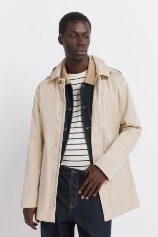 Springfield parka ligera beige talla M por 12,63€