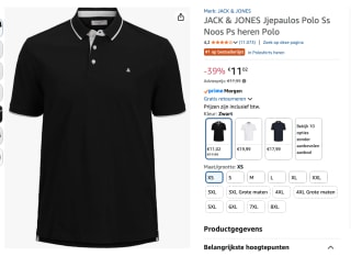 JACK & JONES Shirt 'JJEPaulos' voor €11,02 bij Amazon