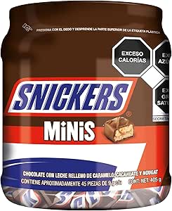 Snickers Mini 45 piezas $159 | Oferta Amazon