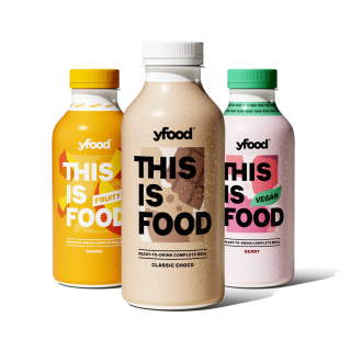 20% korting op geselecteerde yfood drinkmaaltijden bij YFood
