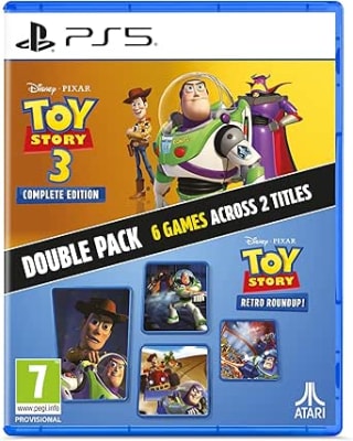 Toy Story Retro Roundup & Toy Story 3 PS5 Double Pack £34.99